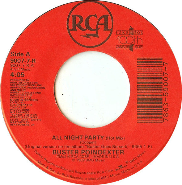 Buster Poindexter - All Night Party