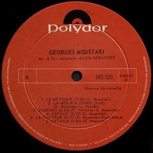 Georges Moustaki - Le Métèque - 1969