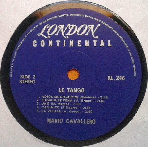 Mario Cavallero - Le Tango -