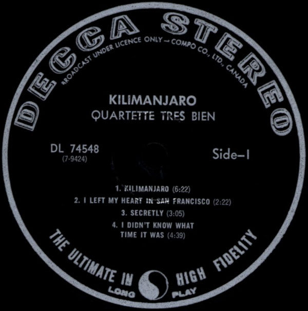 Quartette Trés Bien - Kilimanjaro
