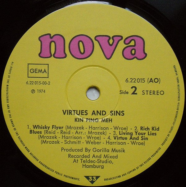 Kin Ping Meh - Virtues & Sins - 1974