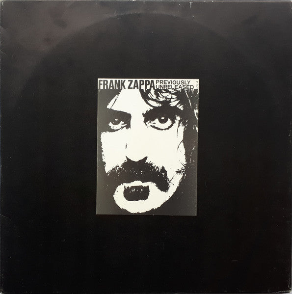 Frank Zappa - Previously Unreleased Vinyl Record