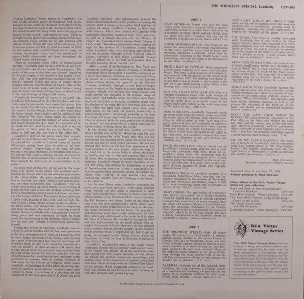 Leadbelly - The Midnight Special - 1969