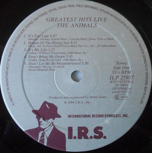 Animals, The - Greatest Hits Live! - 1984