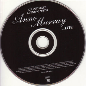 Anne Murray - An Intimate Evening With Anne Murray...Live (CD) - 1997