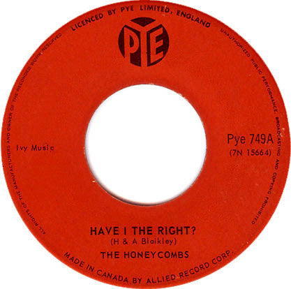 Honeycombs, The - Have I The Right? - 1964