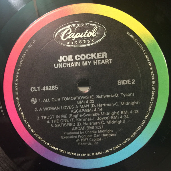 Joe Cocker - Unchain My Heart Vinyl Record