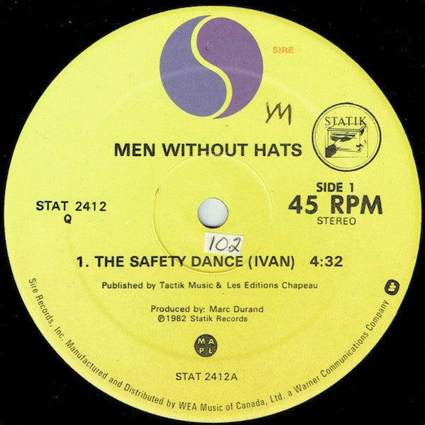 Men Without Hats - The Safety Dance Extended 'Club Mix' - 1982