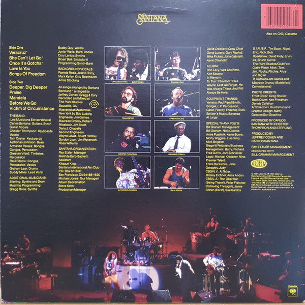 Santana - Freedom - 1987