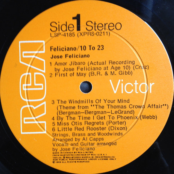 José Feliciano - 10 To 23 - 1969