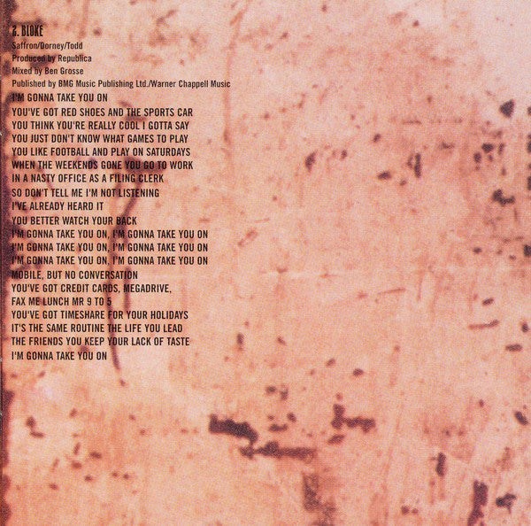 Republica - Republica (CD) - 1996