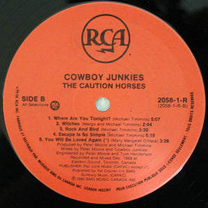 Cowboy Junkies - The Caution Horses Vinyl Record