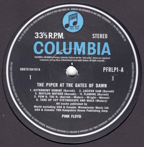 Pink Floyd - The Piper At The Gates Of Dawn - 2016