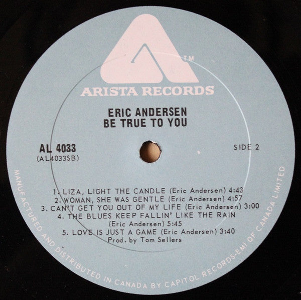 Eric Andersen (2) - Be True To You