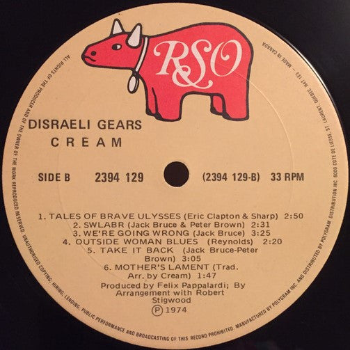 Cream - Disraeli Gears -
