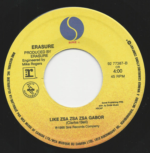 Erasure - A Little Respect - 1988