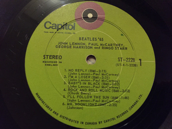 The Beatles - Beatles '65 Vinyl Record