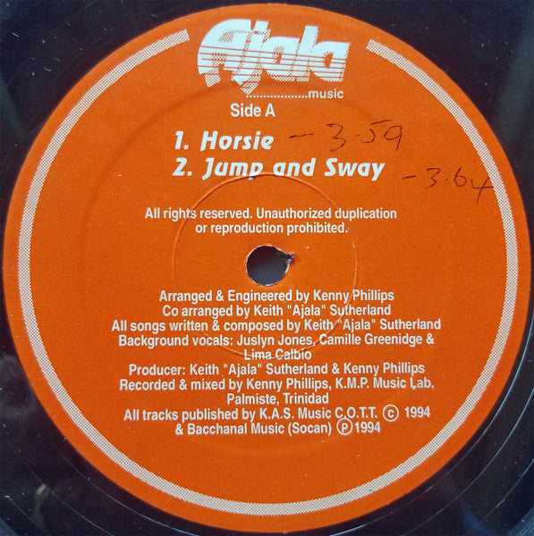 Ajala - Horsie / Jump And Sway - 1995