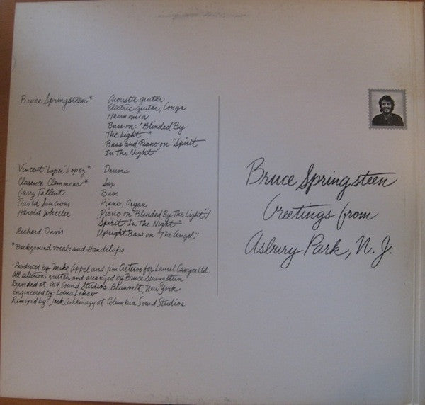 Bruce Springsteen - Greetings From Asbury Park, N.J.