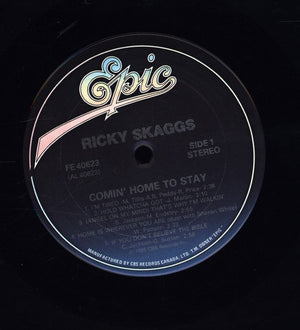 Ricky Skaggs - Comin' Home To Stay Vinyl Record