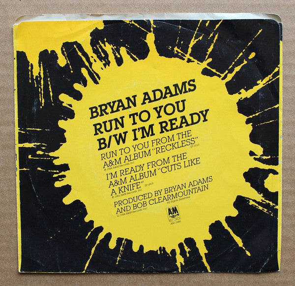 Bryan Adams - Run To You - 1984