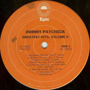 Johnny Paycheck - Greatest Hits, Volume 2 - 1978