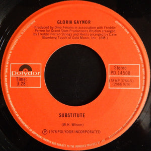 Gloria Gaynor - I Will Survive / Substitute - 1978