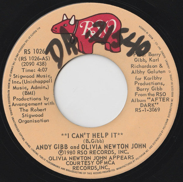 Andy Gibb And Olivia Newton-John - I Can't Help It - 1980