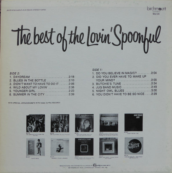 Lovin' Spoonful, The - The Best Of The Lovin' Spoonful - 1973