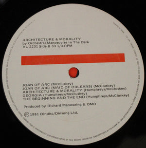 Orchestral Manoeuvres In The Dark - Architecture & Morality - 1981