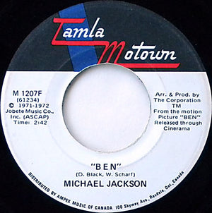 Michael Jackson - Ben - 1972