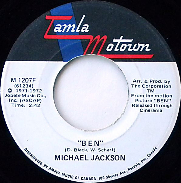 Michael Jackson - Ben - 1972