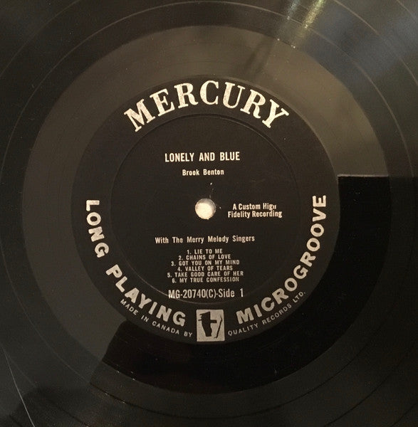 Brook Benton - Lie To Me - Brook Benton Singing The Blues - 1962