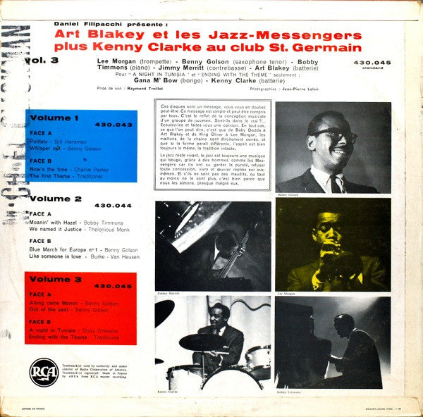 Art Blakey & The Jazz Messengers - Au Club St. Germain Vol. 3