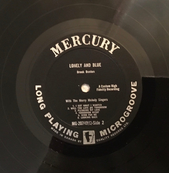 Brook Benton - Lie To Me - Brook Benton Singing The Blues - 1962
