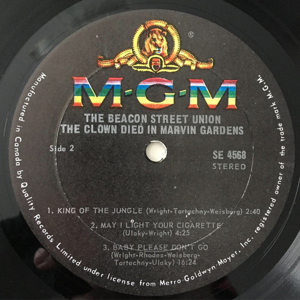 Beacon Street Union - The Clown Died In Marvin Gardens
