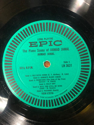 Ahmad Jamal - The Piano Scene Of Ahmad Jamal - 1959