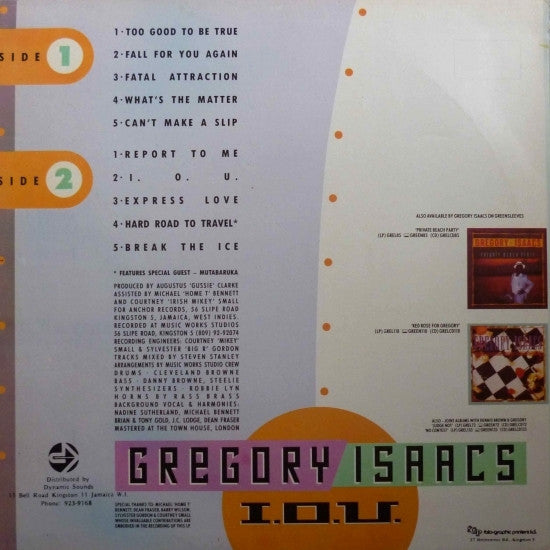 Gregory Isaacs - I.O.U.