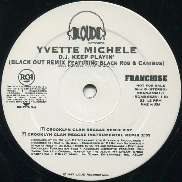 Yvette Michele - D.J. Keep Playin' (Blackout Remix) - 1997
