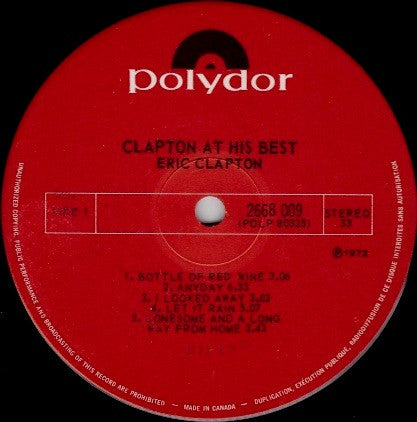 Eric Clapton - At His Best