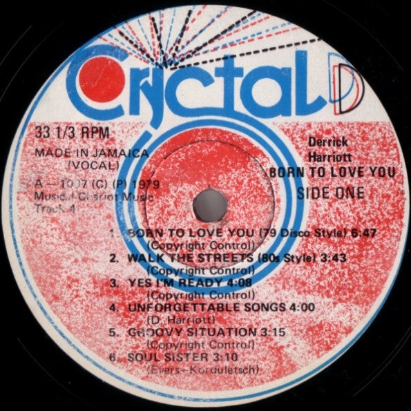 Derrick Harriott - Born To Love You