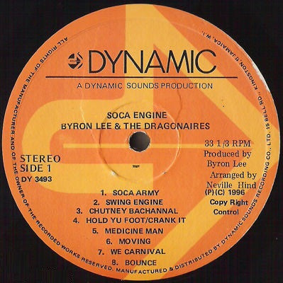 Byron Lee And The Dragonaires - Soca Engine - 1996