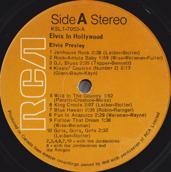 Elvis Presley - Elvis In Hollywood - 1976