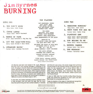 Jim Byrnes - Burning Vinyl Record