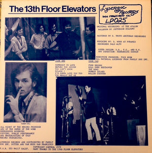 13th Floor Elevators - Live "S.F. 66" Vinyl Record