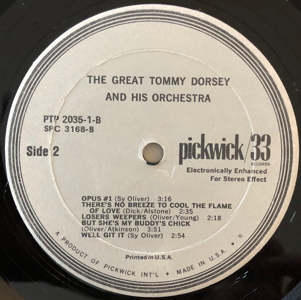 Tommy Dorsey And His Orchestra - I'm Getting Sentimental Over You - 1973