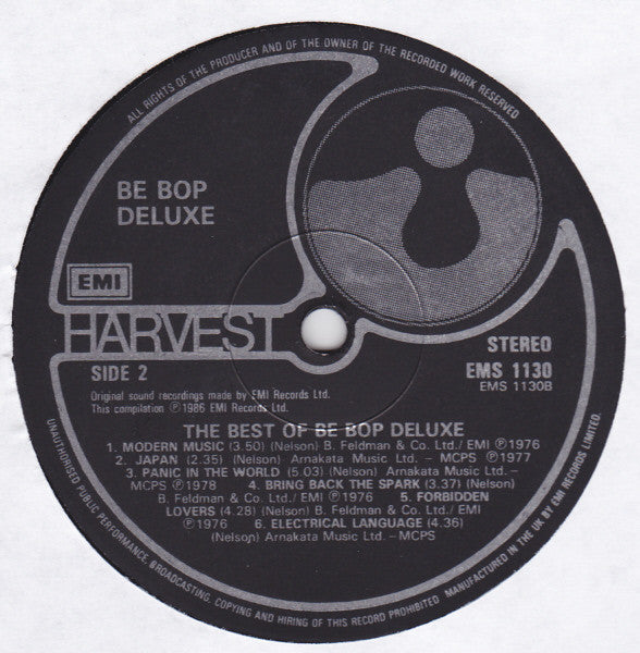 Be Bop Deluxe - The Best Of Be Bop Deluxe: Raiding The Divine Archive
