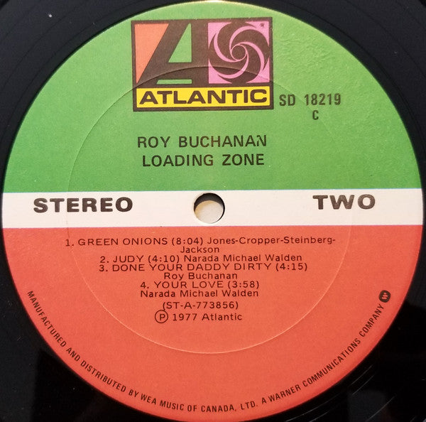 Roy Buchanan - Loading Zone - 1977
