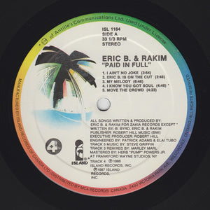 Eric B. & Rakim - Paid In Full