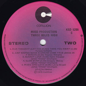 Mass Production - Three Miles High Vinyl Record